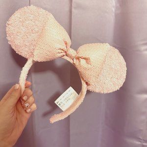 Pastel Pink Disney Parks Official Minnie Mouse Ears Headband